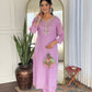 The52 Women's Gorgeous Rayon Embroidery work Straight Kurta with Pant and Dupatta Set - Swadesiicart