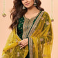 Anaita Green Embroidered Viscose Patiala Salwar Suit