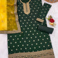 Anaita Green Embroidered Viscose Patiala Salwar Suit