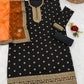 Anaita Black Embroidered Viscose Patiala Salwar Suit