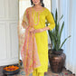 The52 Women's Gorgeous Rayon Embroidery work Straight Kurta with Pant and Dupatta Set - Swadesiicart