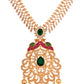 Saraf RS Jewellery Women Gold and Green Gold-Polished Jewellery Set - Swadesiicart