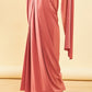 Soch Pink Beads and Stones Embellished Ready to Wear Saree | Swadesiicart
