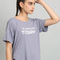 MKH Typography Printed Relaxed Fit Dri-Fit T-shirt - Swadesiicart