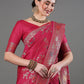 Mitera Woven Design Zari Silk Blend Banarasi Saree | Swadesiicart