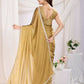 Chiku Rangoli Silk Solid, Lace Border Ready To Wear Saree - Kashvi | Swadesiicart