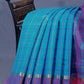 Dual Shade of Sky Blue And Purple Pure Mangalgiri Cotton By Gayathri Reddy Designer Studio | Swadesiicart