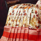 Milk White Banaras Border Pichwai Design Banarasi Semi Silk Saree By Gayathri Reddy Designer Studio | Swadesiicart