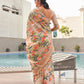 Tikhi Imli Floral Organza Ready to wear Saree | Swadesiicart