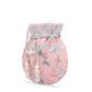 Masq Peach-Coloured & Grey Embroidered Potli Clutch - Swadesiicart