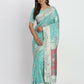 Shree Shyam Fashion Linen Cotton Sea Green Saree