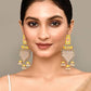 New Stylish Meenakari Yellow Jhumki Earring for Womens by House of Ree | Swadesiicart