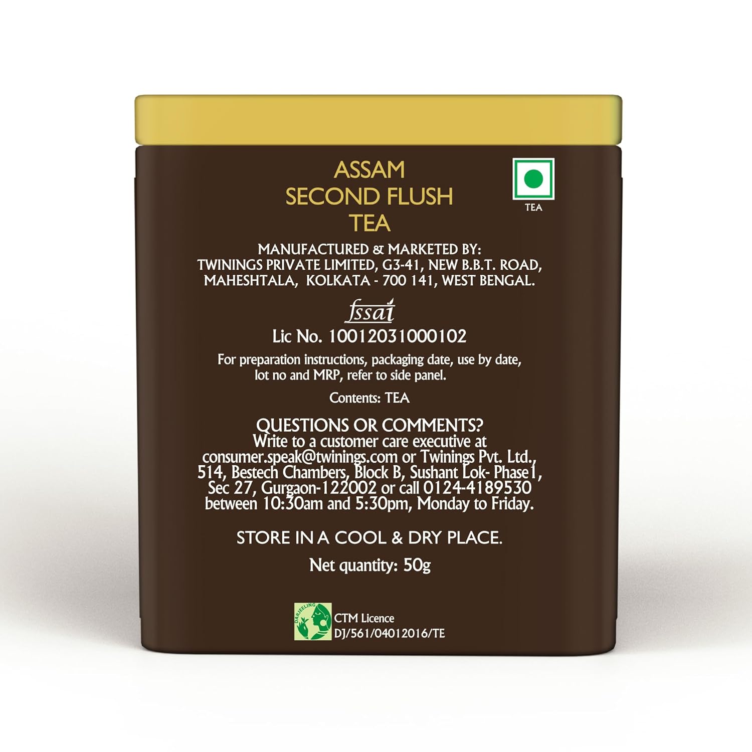 Twinings Assam Second Flush Tea Assam | Swadesiicart