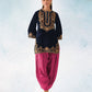 Anaita Black-Red Embroidery Sequence & Thread Work Velvet Salwar Suit