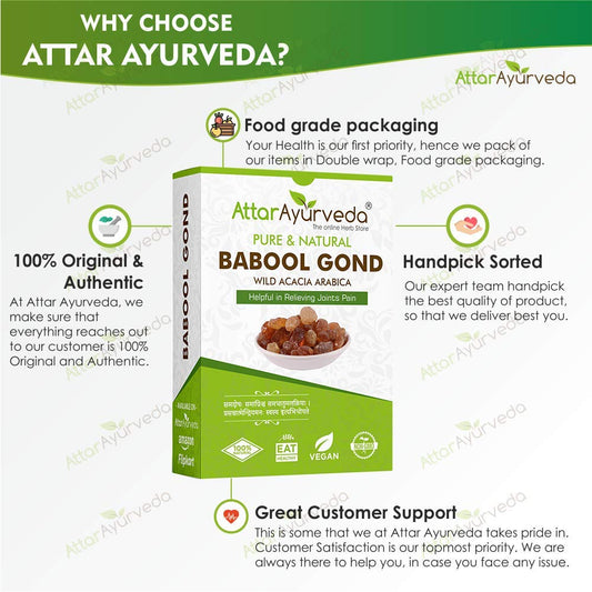Attar Ayurveda Babool Gond uses
