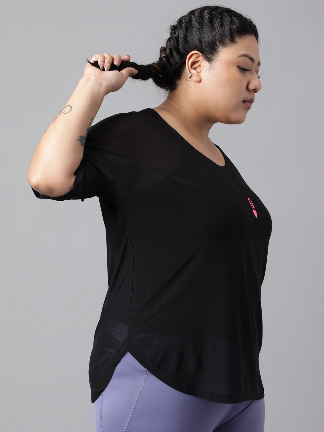 MKH Plus Size Relaxed Fit Dri FIT T-shirt - Swadesiicart