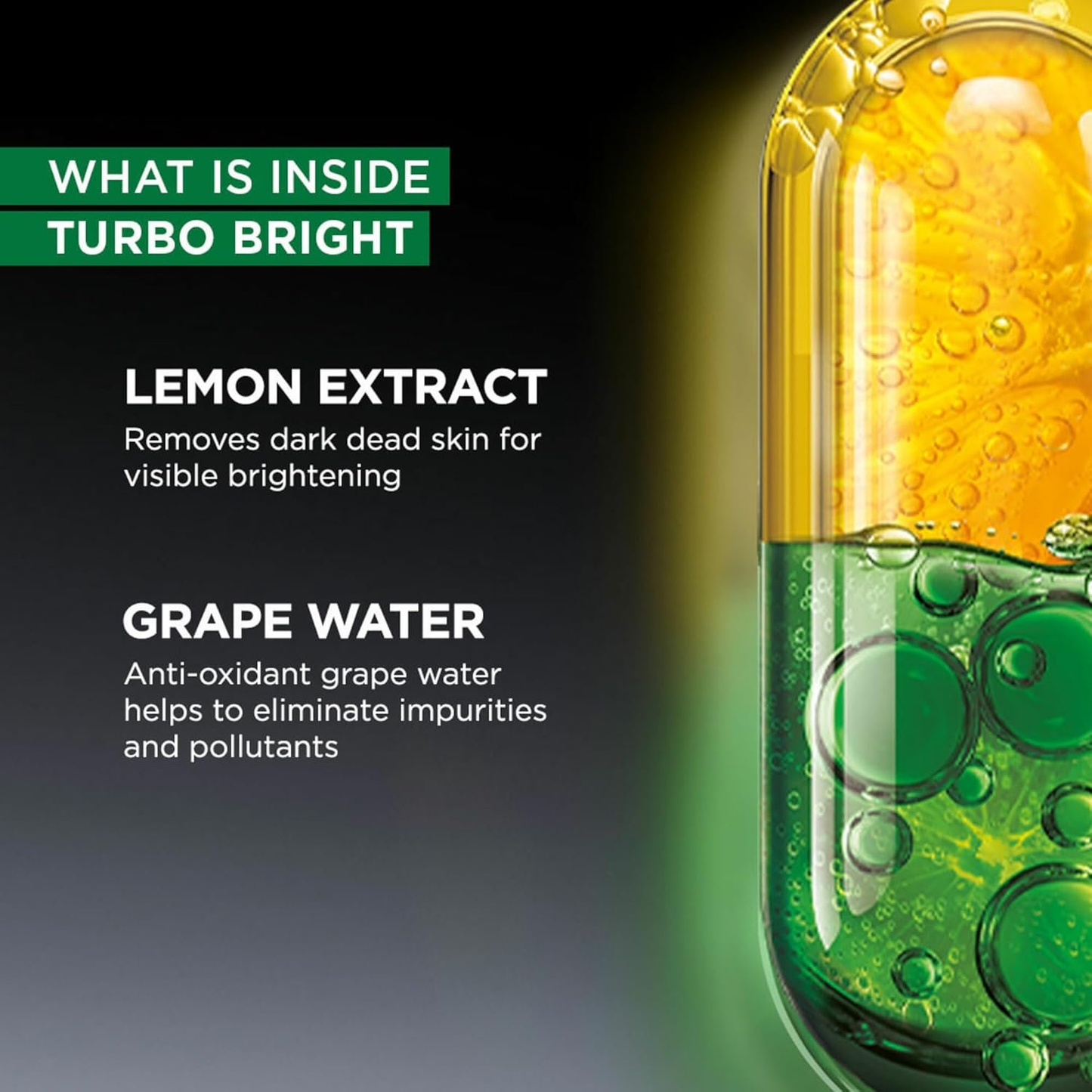 Garnier Men Turbo Bright Brightening Face Wash - Swadesiicart