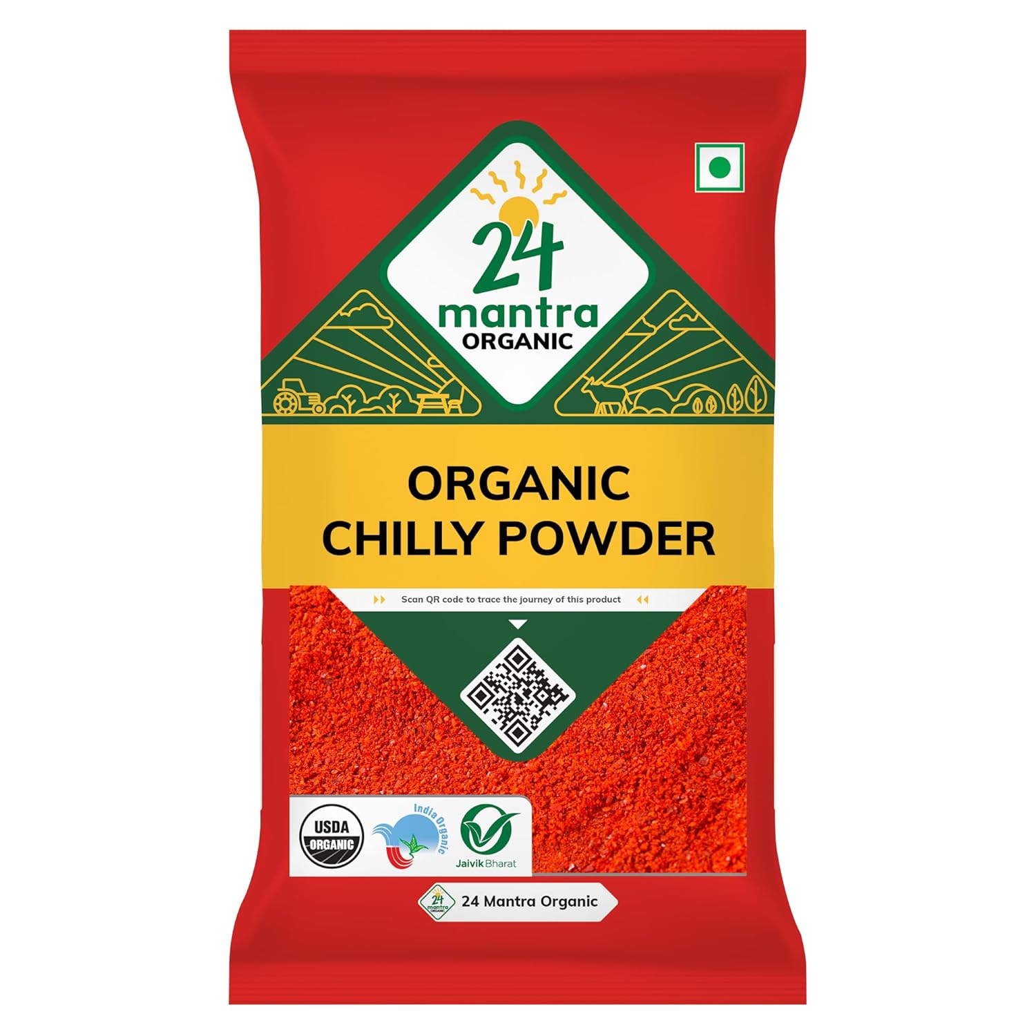24 Mantra Organic Chilli Powder - Swadesiicart