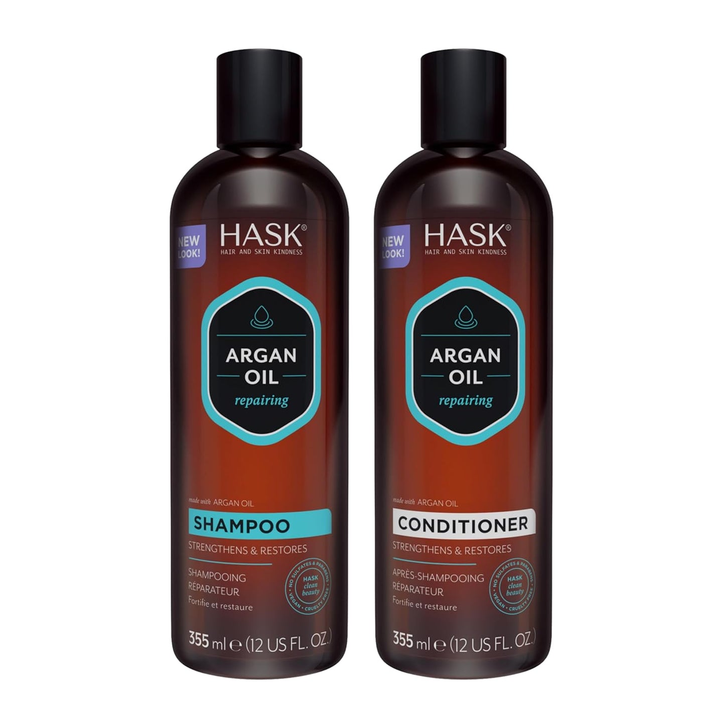 HASK Repairing Argan Oil Shampoo & Conditioner | Swadesiicart