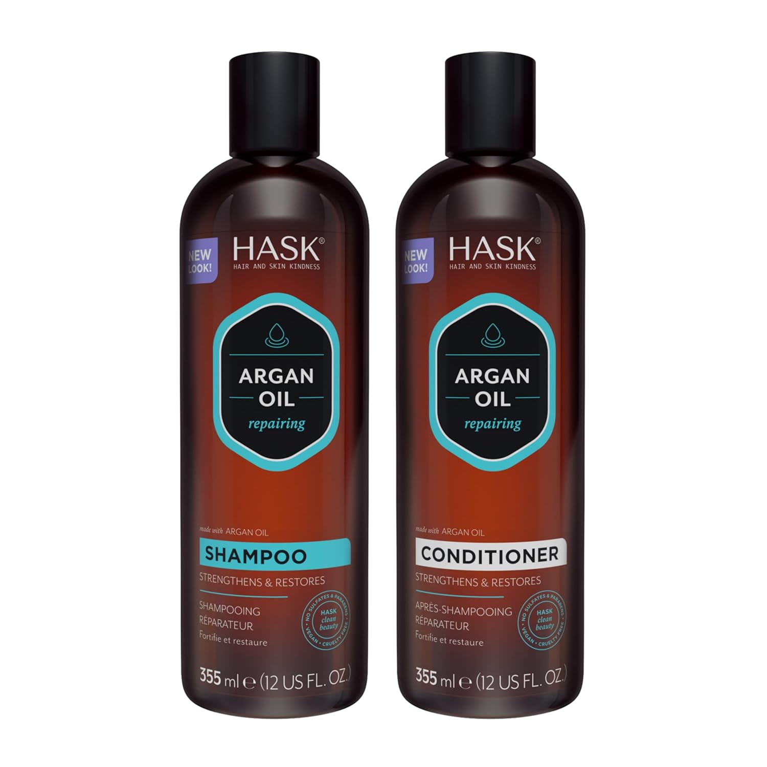 HASK Repairing Argan Oil Shampoo & Conditioner | Swadesiicart