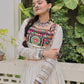 Lorenvalley Fashion White Roman Silk with Attractive Gota-Patti Lace Lehenga Choli | Swadesiicart