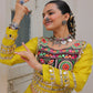 Lorenvalley Fashion Yellow Roman Silk with Attractive Gota-Patti Lace Lehenga Choli | Swadesiicart