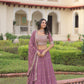 Lorenvalley Fashion Onion Pink Faux Georgette With Sequins & Zari Multi Embroidered work Lehenga Choli with Dupatta - Swadesiicart