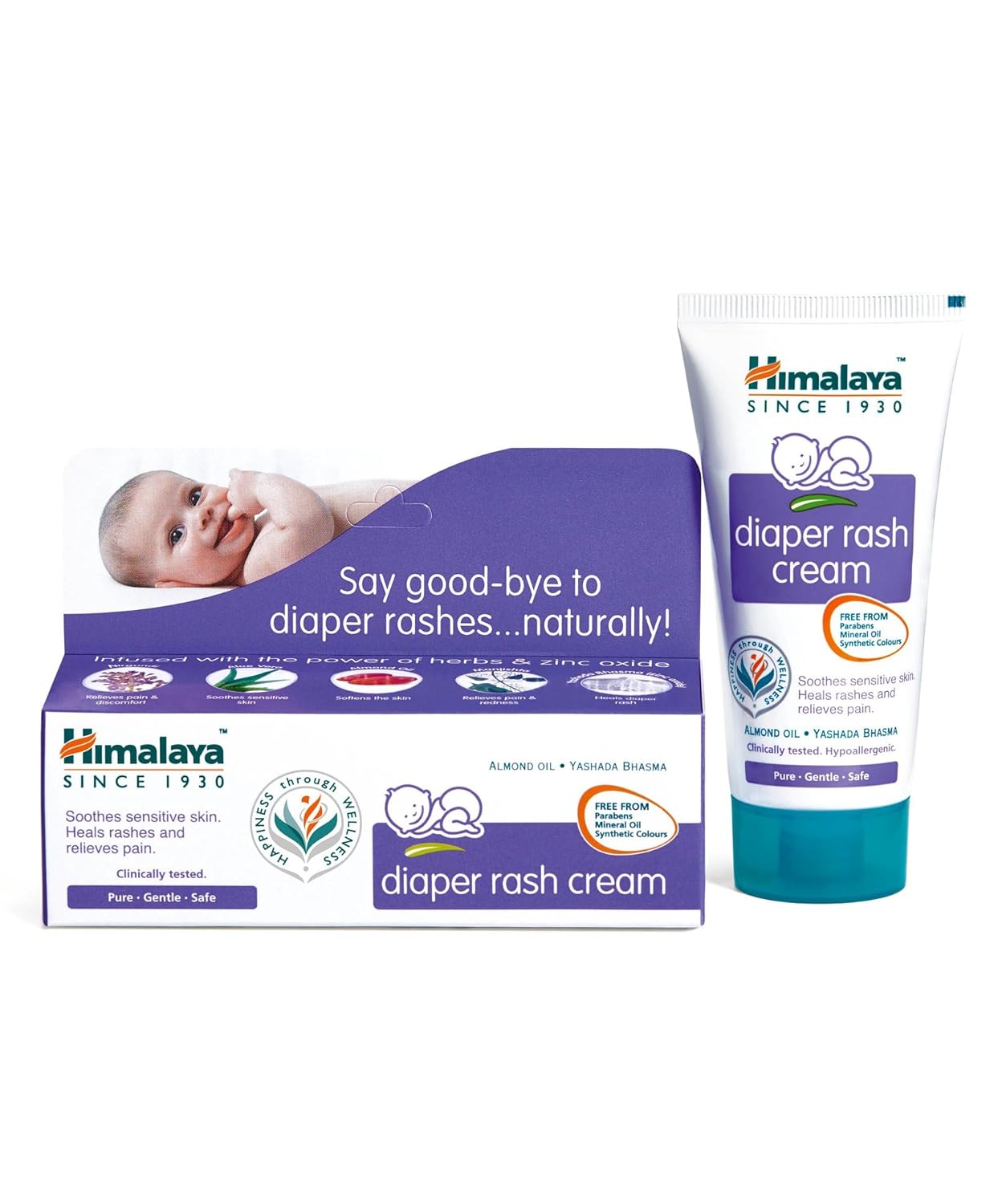 Himalaya Diaper Rash Cream | Ayurvedic Soothing Cream for Baby Diaper Rash Relief & Prevention - Swadesiicart