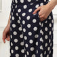 Yufta Blue Cotton Polka Dot Waistcoat Co-Ord - Swadesiicart