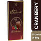 Cadbury Bournville Dark Chocolate Bar with Cranberry, 80g (Pack of 5)