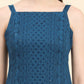 Kalini Floral Embroidered Chikankari Georgette Kurta | Swadesiicart