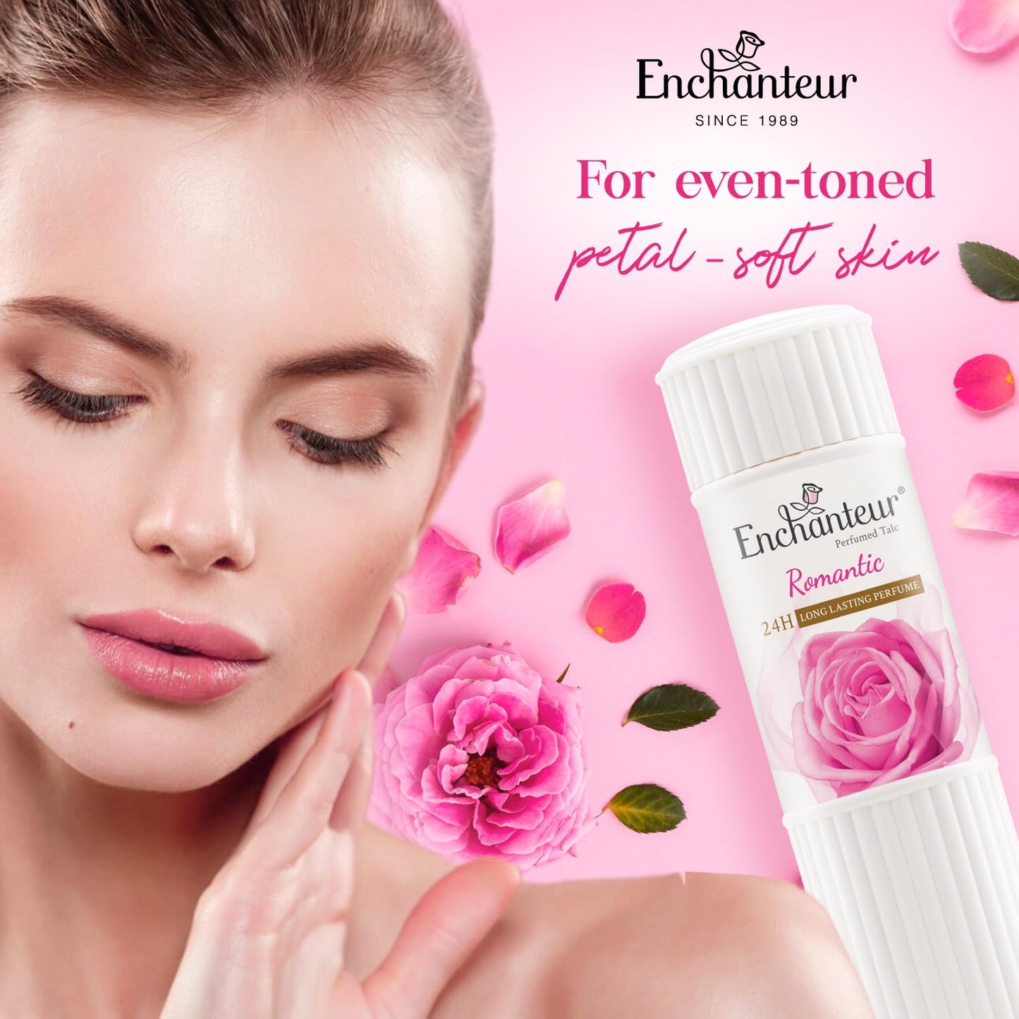 Enchanteur Romantic Perfumed Talc - Swadesiicart