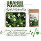 Bliss of Earth 100% Pure Natural Brahmi Powder - Swadesiicart