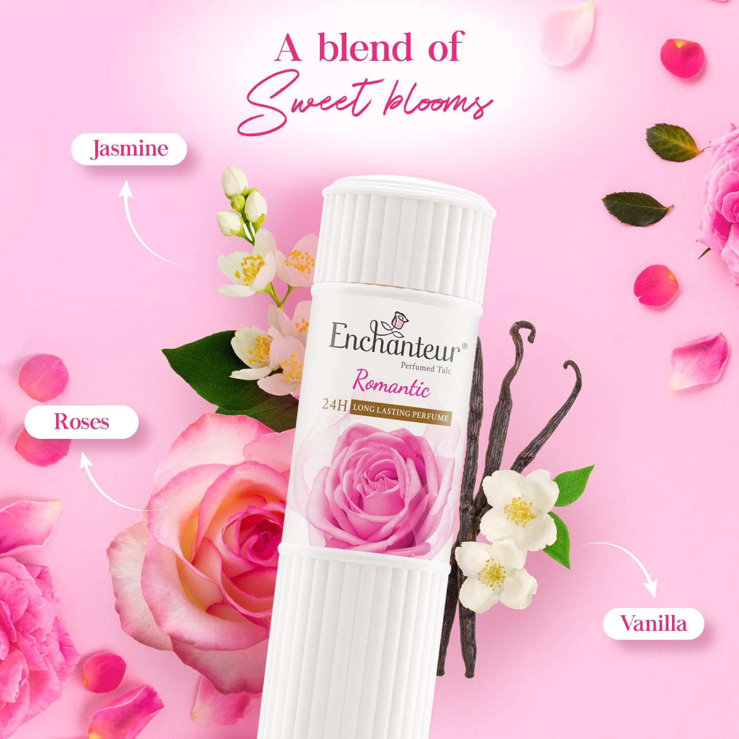 Enchanteur Romantic Perfumed Talc - Swadesiicart