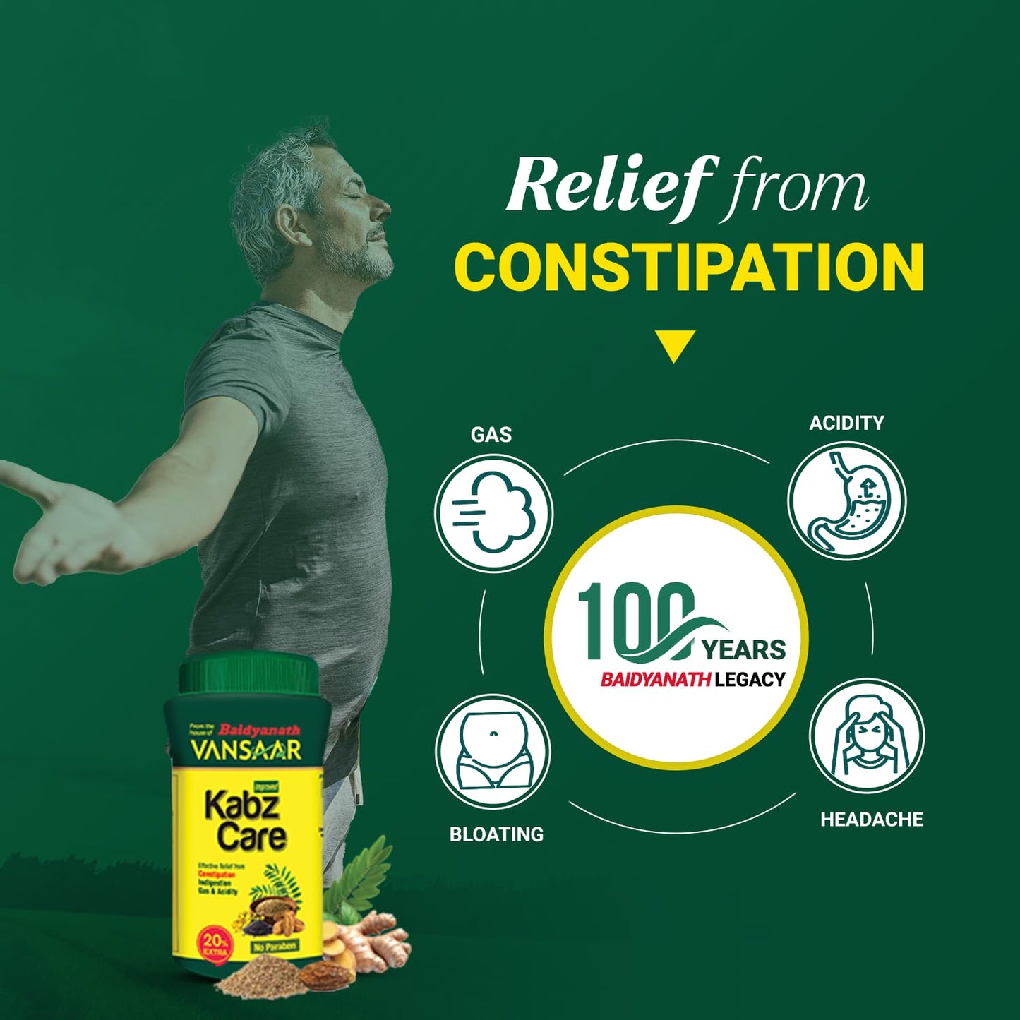 Baidyanath Kabz-Har Ayurvedic Laxative Powder - Swadesiicart