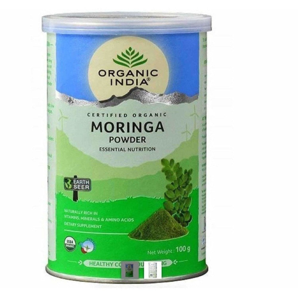 Organic India Moringa Powder - 100 gms - Swadesiicart