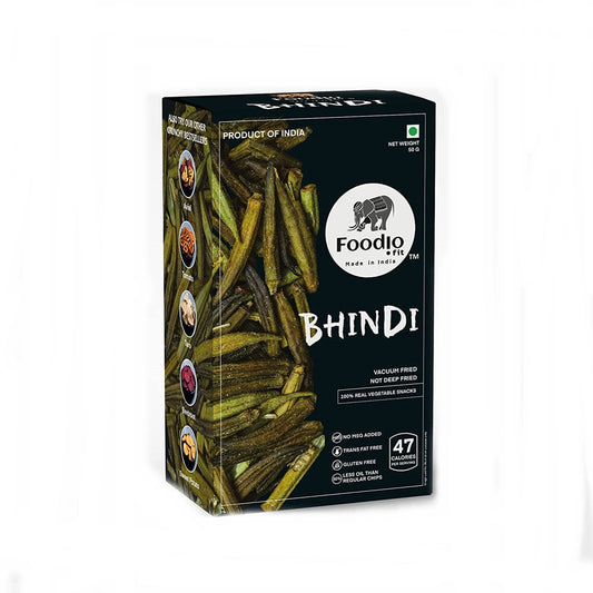 Foodio Bhindi Vacuum Fried Chips