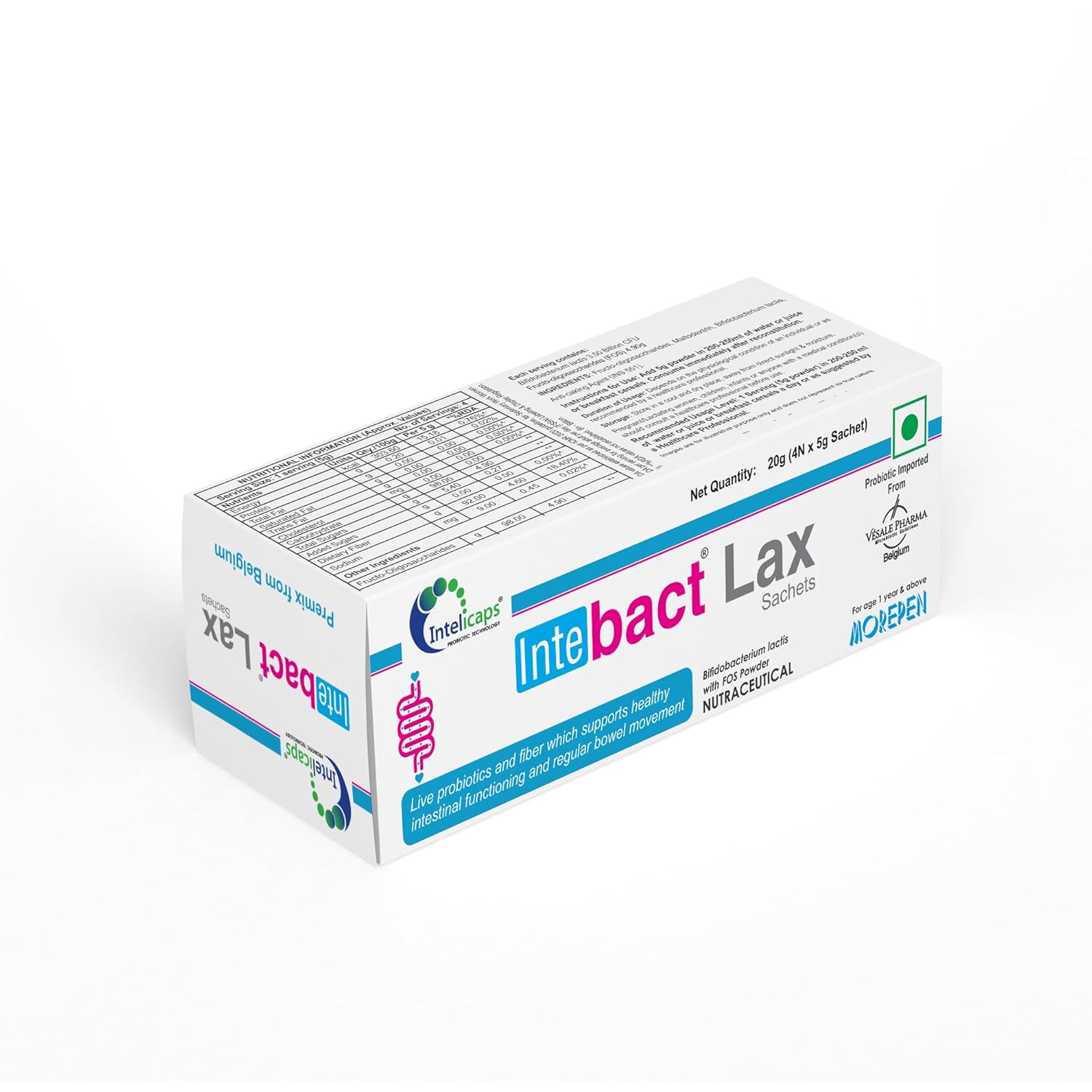 Dr Morpen Intebact Probiotic Laxative – Best Solution For Constipation Relief | Swadesiicart