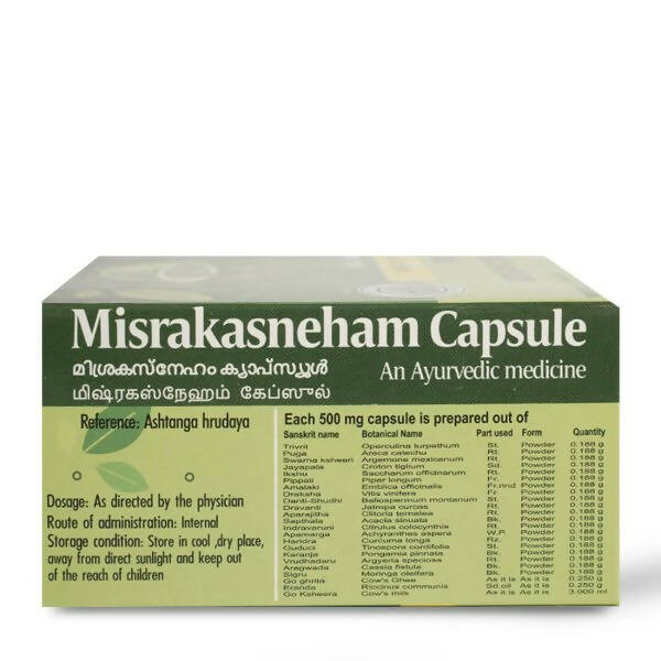 AVP Ayurveda Misrakasneham Capsules | Swadesiicart