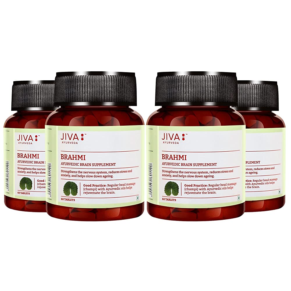 Jiva Ayurveda Brahmi Tablets - Swadesiicart