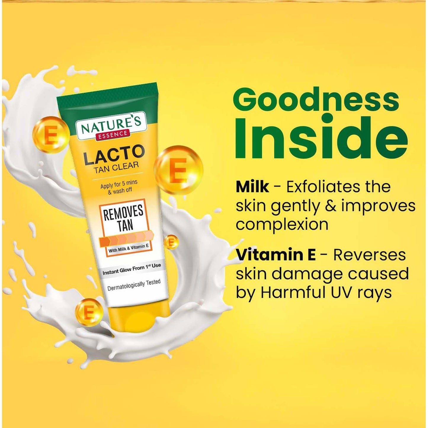 Nature's Essence Daily De-Tan Lacto Tan Clear - Swadesiicart