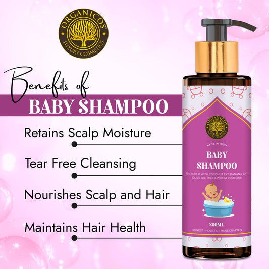 Organicos Baby No Tears Shampoo - Swadesiicart