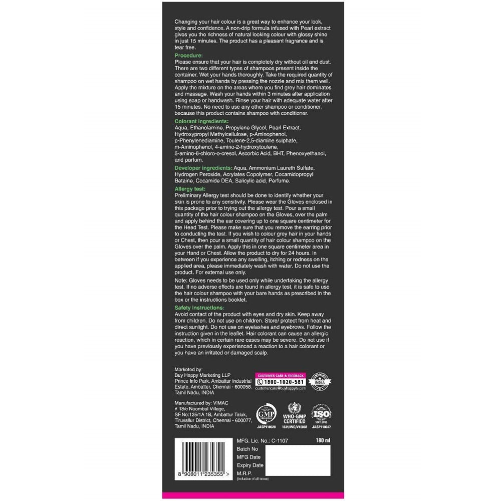Vip Natural Hair Color Shampoo | Swadesiicart