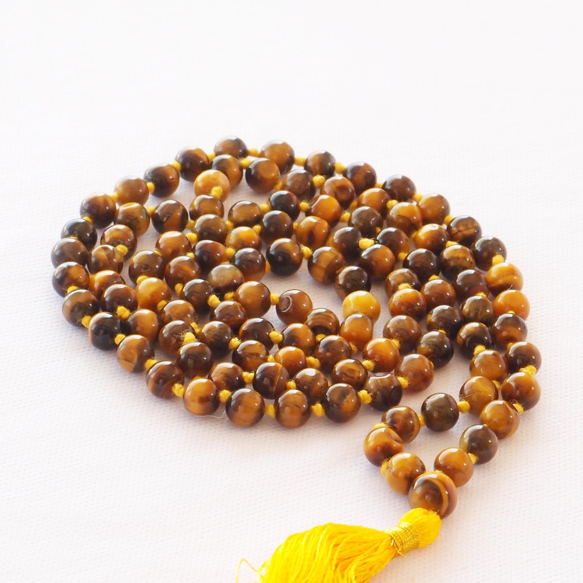 Kannssky Tiger Eye Japa Mala-108-Beads | Swadesiicart