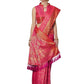 Akhilam Women's Jacquard Kanjivaram Silk Saree With Unstitched Blouse