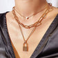 Gold-Toned Alloy Set Of 2 Multi Layer Designer Necklace - The Pari | Swadesiicart
