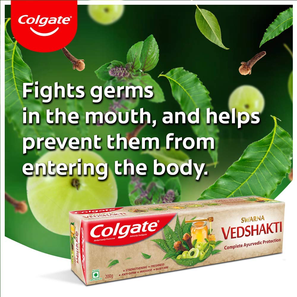 Colgate Swarna Vedshakti Toothpaste - Limited Time Offer - Swadesiicart