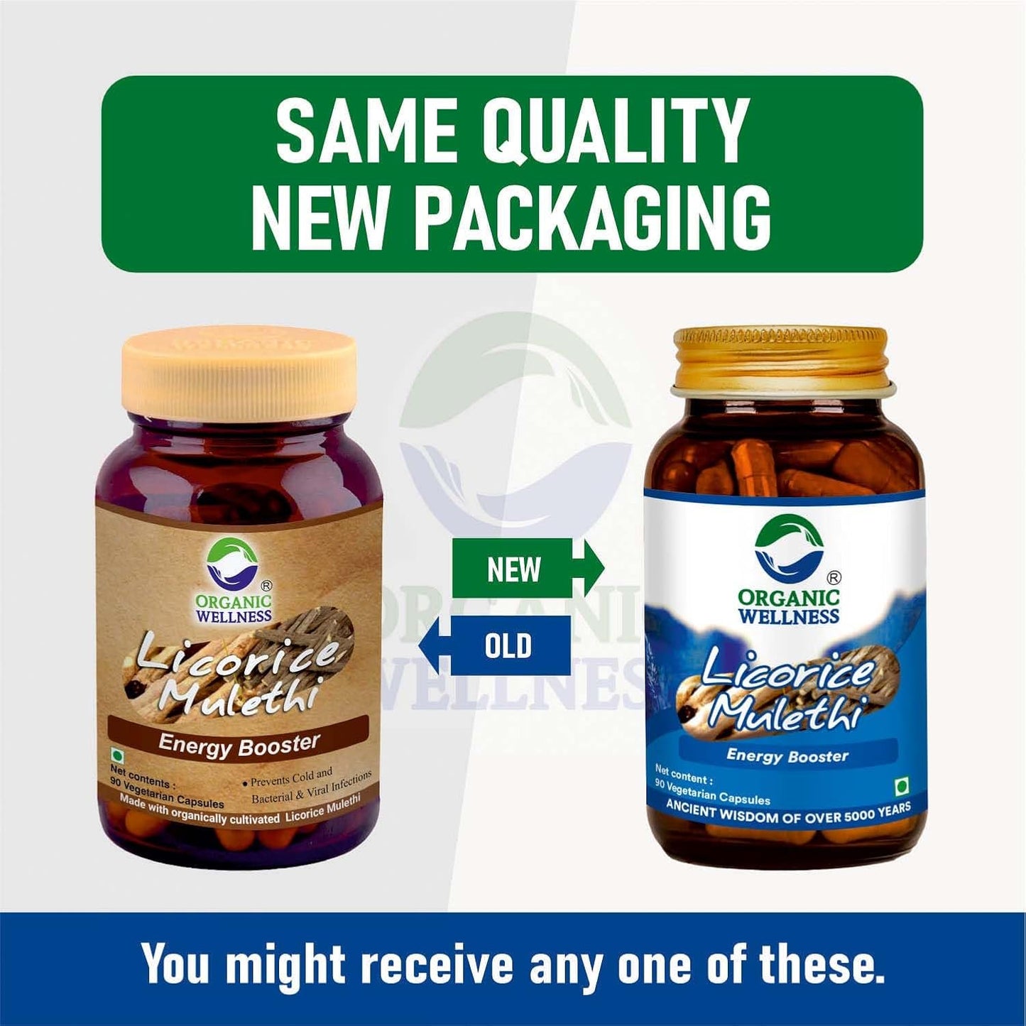 Organic Wellness Licorice Capsules - Swadesiicart