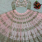 Jyoti Fashion Women's Baby Pink Butterfly Net 9MM Sequins with Thread Embroidered Designer Lehenga Choli Set | Swadesiicart