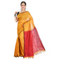 Desh Bidesh Women's Bengal Khadi Ghicha Handloom Cotton Silk Saree With Blouse Piece | Swadesiicart